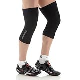 Giordana FR-C Seamless Cycling Knee Warmers - Black - gi-knee-bclw-blck