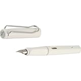 Lamy Safari White Medium Point Fountain Pen - L19WEM