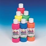 8 - Oz. Color Splash ! Fluorescent Acrylic Paint ( Pack of 6 ) - B000GPLM4M