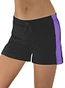 drawstring shorts with side stripe