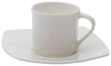 Mikasa Infinity Silver Espresso Cup & Saucer
