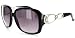 Rio P1318 Fashion Bifocal Sunglasses with Genuine Swarovski Crystals for Youthful and Stylish Women who Need to Read in the Sun