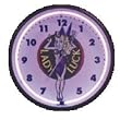 Lady Luck Neon Wall Clock 20 Inch Time Made In USA New