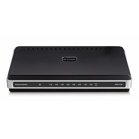D-Link  Unmanaged 8-Port 10/100 Desktop Switch