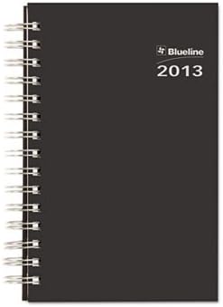 3 Pack Blueline DuraGlobe Weekly Planner, Hard Cover, 8 x 5, Black, 2013 by REDIFORM OFFICE PRODUCTS (Catalog Category: Calendars, Planners & Briefcases / Appointment Books)