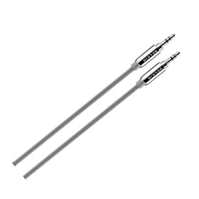 Belkin iPhone Mini Stereo Dub Cord - 3.5mm Stereo M to M - 6 Feet Grey