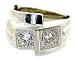 Estate Art Retro Diamond and 14k Gold Ring
