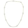 Majorica Jewelry 36" Pearl and Vermeil Chain Necklace