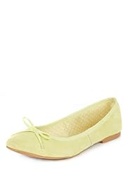 Suede Bow Pumps