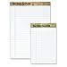 Tops Rec letter pad, Lgl, Red Margin Rld, 50Shts, 12/PK, WE