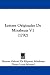 Lettres Originales de Mirabeau V1 (1792)