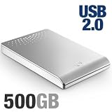 SeagateFreeAgentGoforMac500GBUSB2.0PortableExternalHardDrive-SilverST905003FJA105-RK