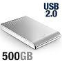 Seagate FreeAgent Go for Mac 500 GB USB 2.0 Portable External Hard Drive-Silver ST905003FJA105-RK