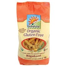 Bionaturae Rigatoni Gluten Free Pasta, 12-Ounce (Pack of 12)
