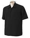Cubavera Men's Shadowbox Polynosic Camp Shirt