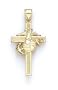 14k Large US Marine Corps Cross Pendant - JewelryWeb