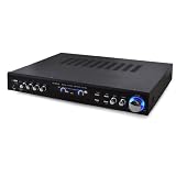 McVoice 5 Channel HiFi Amplifier 400 W Karaoke Black