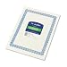 GEO20008 Certificates for Copier/Laser/Ink Jet, 8-1/2x11, Blue Conventional Border, 50/Pk
