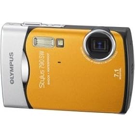 Olympus Stylus 850 SW 8MP Shockproof Waterproof Digital Camera (Yellow)