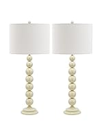 Safavieh Set Lámpara De Mesa 2 Uds. Charlie