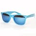 LUNETTES DE SOLEIL STYLE WAYFARER RETRO VINTAGE 80's MONTURE BLEU VERRES EFFET MIROIR BLEU -- ABSOLUTE DISCOUNT C'EST + DE 1000 REFERENCES EN MAGASIN !!!