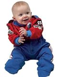Jr. Champion Racing Suit, size 6 to 12 Month, (red/blue)
