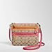 Coach Signature Bonnie Swingpack Crossbody Messenger Bag Purse 42556 Orange Pink