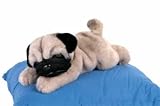 Plush Lying Pug Dog 12