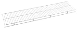 ClosetMaid 72-by-12 Inch Wire Shelf, White #1361