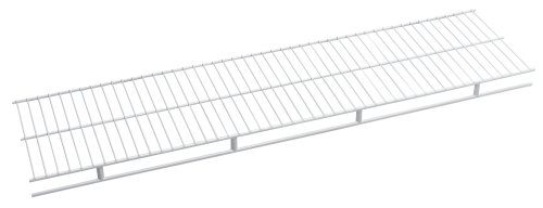 ClosetMaid 72-by-12 Inch Wire Shelf, White #1361