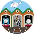 Custom Photo Plate - Thomas The Train & Henry Photo Plate - Customize Your Thomas The Train & Henry Plate With Your Favorite Photo
