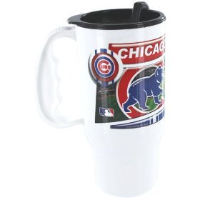 Chicago Cubs 16 Ounce Plastic Roadster Travel Mug