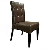 31mPxqR50QL. SL160  6 Espresso Lauren Leather Parsons Dining Chair Set