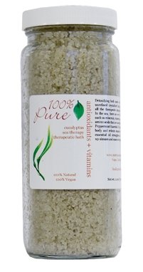 100% Pure Sea Therapy Bath, Organic Eucalyptus 15 oz (427 g)