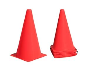 Cintz Marker Cones (Set of 10), 9-Inch, Orange