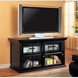 Multi-Functional Black Finish Console TV Stand by Coaster Furniture