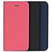 iPhone SE Stand Case, GreatShield SHIFT LX Leather Wallet Flip Case with Kickstand & Credit Card Slot for Apple iPhone SE / 5S / 5 (Black)