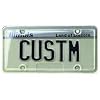 Custom Accesssories CU92520 Clear License Plate Protector