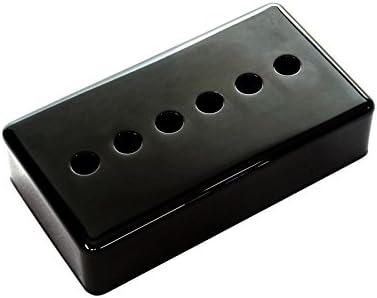 (Ship from USA) Center Hole Single Coil Humbucker Size Pickup Cover "Jet Black Nickel" 49mm .PACKNO-GJOWH712BF2516