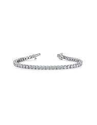1.95 ct. tw Round Cut Diamond Four Prong 1.8mm Tennis Bracelet (0.025 ct./ea) - F-G VS2 - Platinum