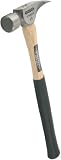 Stiletto Ti14MS-A Ti 14 Milled Face Hammer with a Straight 18 Hickory Handle with an AirGrip