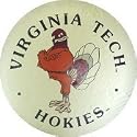 Virginia Tech University Tire Cover - White Size J