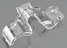 Traxxas Gear Cover - (Clear) Slash 4x4