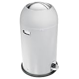 Polder WB-1030-90 Wink 8-2/3-Gallon Trash Can, White
