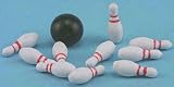 31mQRl1F4bL. SL160  Dollhouse Miniature Bowling Ball & Pins