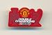 OFFICIAL MANCHESTER UNITED FC. CRESTED DOUBLE CHAMPIONS 2008 PIN BADGE ..