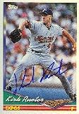 Kirk Rueter, Montreal Expos, 1994 Topps Autographed Card