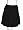 CLU Layered Ruffle Skirt in Black