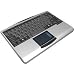 Adesso WKB-4000US Wireless Mini Touchpad Keyboard. USB WIRELESS RF SLIMTOUCH TOUCHPAD KEYBOARD SILVER/BLACK KEYB. USB - QWERTY - 88 Keys - Black, Silver