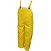 TINGLEY Rubber O56007 Dura Scrim Plain Front Overalls, X-Large, Yellow